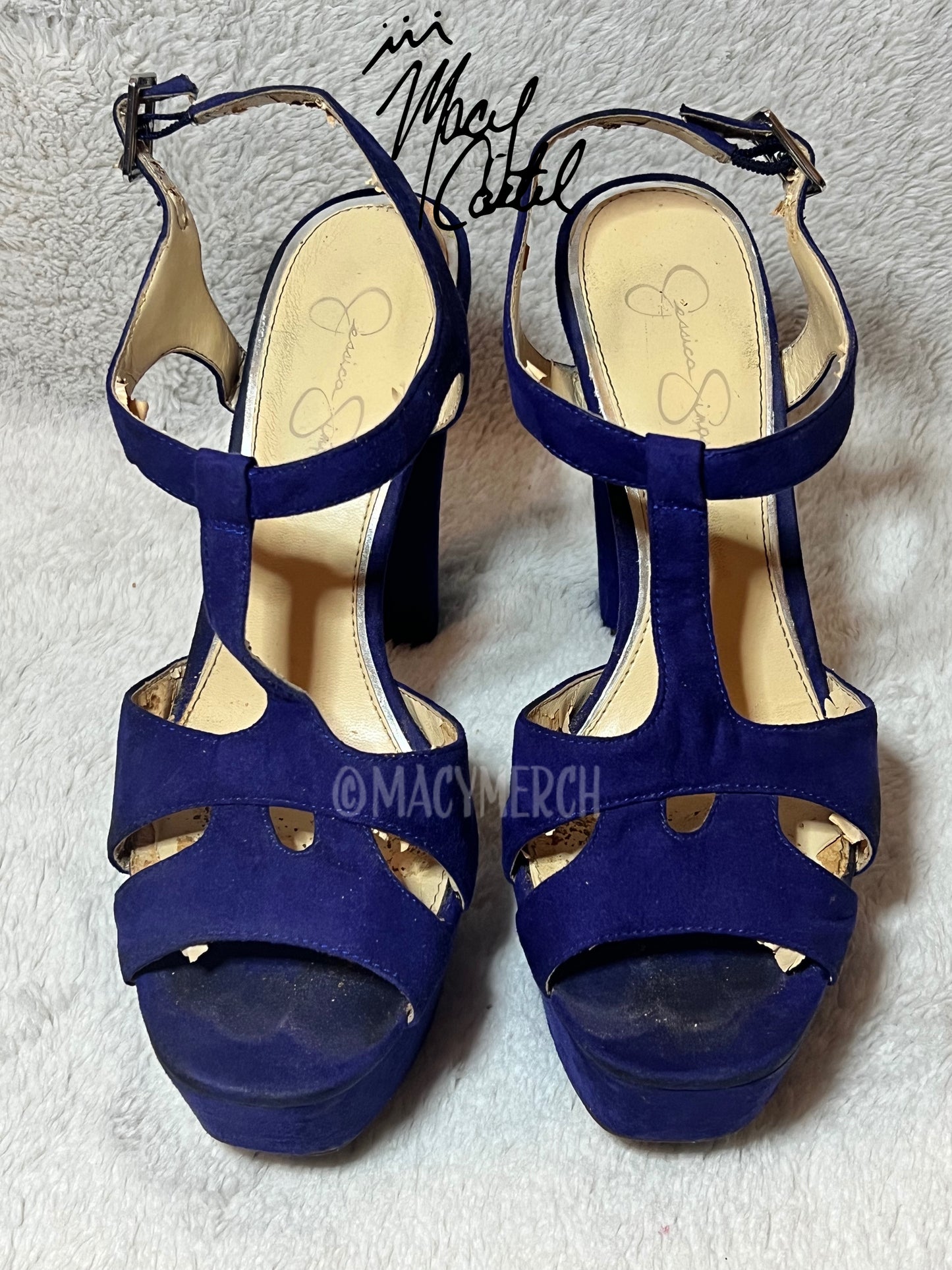 Worn - Indigo Sandal Heels