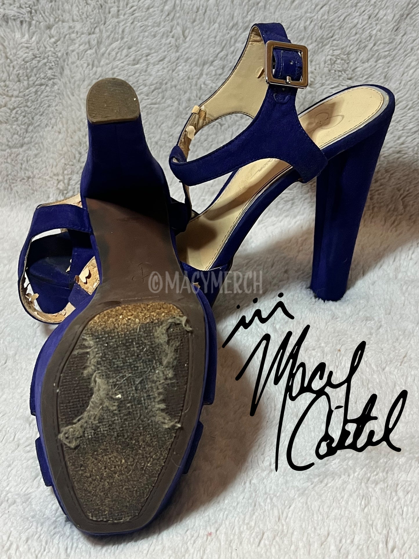 Worn - Indigo Sandal Heels