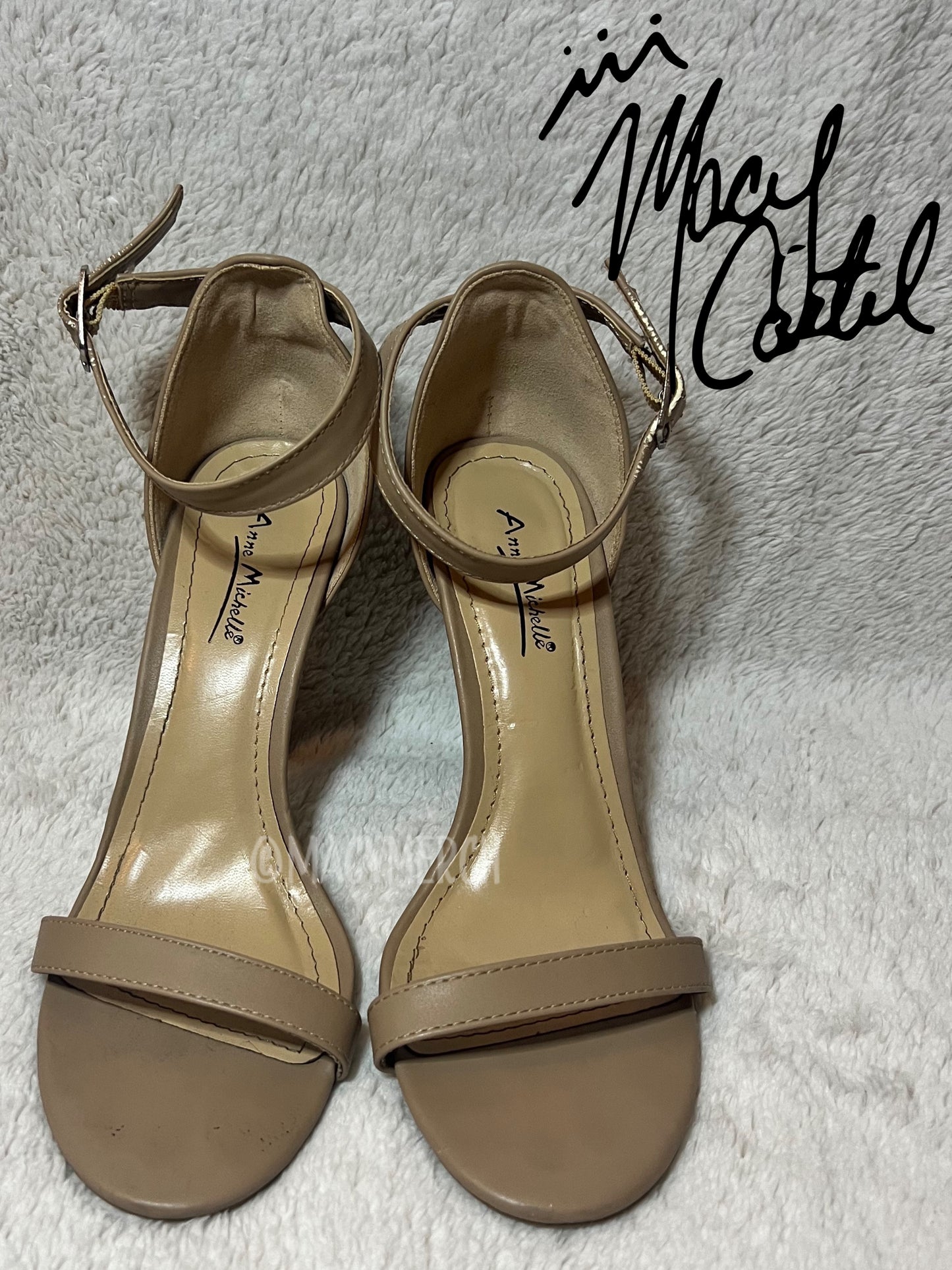 WORN - Nude Sandal Pumps